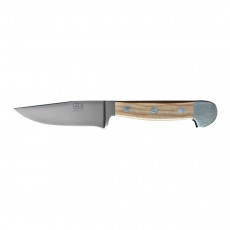 Güde Alpha Olive hunting knife 11 cm - CVM steel - olive wood handle scales