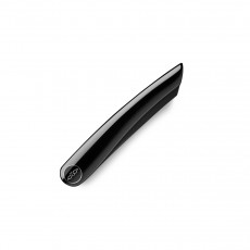 Nesmuk Janus Folder 8.9 cm - Niobium Steel with DLC Coating - Black Piano Lacquer Handle