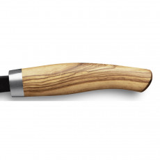 Nesmuk Janus chef's knife 18 cm - niobium steel with DLC coating - olive wood handle