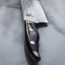 KAI Shun Nagare Ham Knife 23 cm - Damascus Steel - Pakkawood Handle