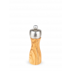Peugeot Fidji Salt Mill 15 cm Olive Wood - Zirlion Mechanism
