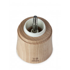 Peugeot Baya Salt Mill 8 cm Beech Wood Natural - Zirlion Mechanism