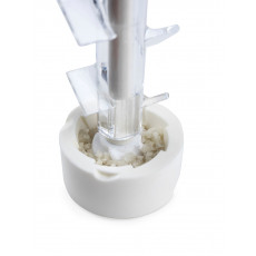 Peugeot Molène Sea Salt Grinder 14 cm Acrylic White - Zirlion Mechanism