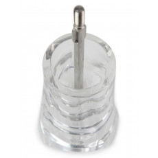 Peugeot Oléron salt mill 14 cm beech wood chocolate - Zirlion grinder