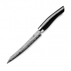 Nesmuk Exclusive C150 Damascus Slicer 16 cm - Micarta black handle