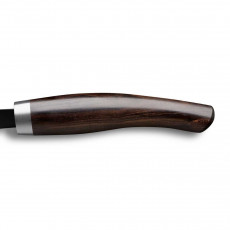 Nesmuk Janus bread knife 27 cm - niobium steel with DLC coating - grenadilla wood handle