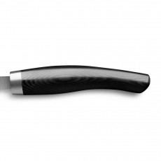 Nesmuk Soul Bread Knife 27 cm - Niobium Steel - Black Micarta Handle