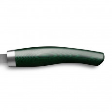 Nesmuk Soul Bread Knife 27 cm - Niobium Steel - Micarta Green Handle