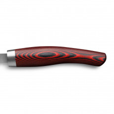 Nesmuk Soul Bread Knife 27 cm - Niobium Steel - Micarta Red Handle
