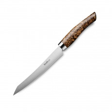 Nesmuk Soul Slicer 16 cm - Niobium Steel - Handle made of Karelian Masur Birch