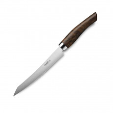 Nesmuk Soul Slicer 16 cm - Niobium steel - handle made of walnut burl wood