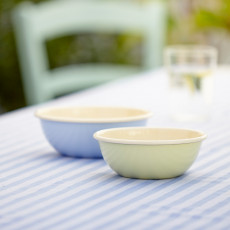 Riess Classic Colorful Pastel Kitchen Bowl 30 cm / 5.0 L Blue - Enamel