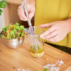 Rösle cup whisk with round handle - stainless steel