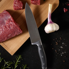 Rösle Tradition Chef's Knife 20 cm - CVM steel blade with POM plastic handle