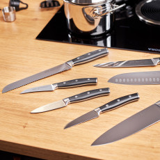 Rösle Tradition Vegetable Knife 9 cm - CVM Steel Blade with POM Plastic Handle