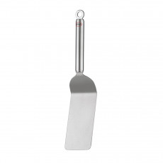 Rösle Sandwich Palette with curved 17.5 cm blade and round handle - stainless steel