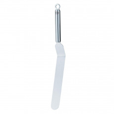 Rösle Angled Spatula 25 cm with Round Handle - Stainless Steel