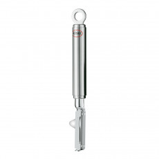 Rösle swivel peeler for right-handers with round handle - stainless steel