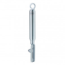 Rösle swivel peeler for left-handers with round handle - stainless steel