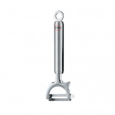 Rösle pendulum peeler crosswise with round handle - stainless steel