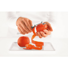 Rösle tomato peeler 20 cm serrated with round handle - stainless steel