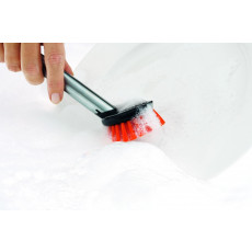 Rösle dish brush with antibacterial polyester bristles & round handle
