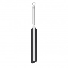 Rösle Crêpes turner with round handle - stainless steel with silicone edge