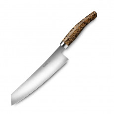 Nesmuk Soul Chef's Knife 24 cm - Niobium Steel - Karelian Masur Birch Handle