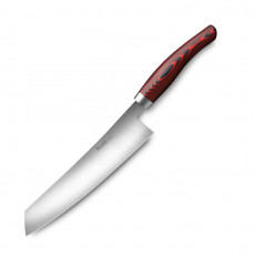 Nesmuk Soul Chef's Knife 24 cm - Niobium Steel - Micarta Red Handle
