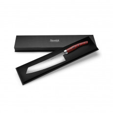 Nesmuk Soul Chef's Knife 24 cm - Niobium Steel - Micarta Red Handle