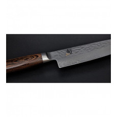 KAI Shun Premier Tim Mälzer Utility Knife 16.5 cm with serrated edge - Damascus steel - Pakkawood handle