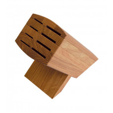 KAI knife block Wasabi equipped with 8 knives - oak wood