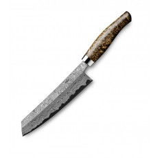 Nesmuk Exclusive C150 Damascus Chef's Knife 18 cm - Handle Karelian Masur Birch