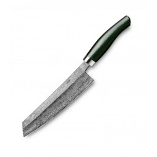Nesmuk Exclusive C100 Damascus Chef's Knife 18 cm - Micarta Handle in Green