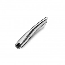 Nesmuk Soul Folder 8.9 cm - Niobium steel - handle made of silver with a hammered surface