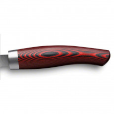 Nesmuk Soul Chef's Knife 18 cm - Niobium Steel - Micarta Red Handle