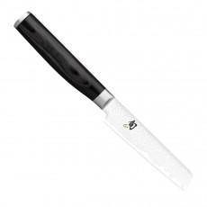KAI Shun Premier Tim Mälzer Minamo Office Knife 9 cm - Damascus Steel - Pakkawood Handle