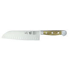 Güde Santoku Messer Kulle Serie Alpha-Olive Doppelkropf