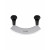 triangle mezzaluna 17.5 cm single-edged - stainless steel - plastic handles