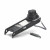 de Buyer Mandoline Swing Plus black with horizontal double blade and Julienne double blade
