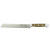 Güde Alpha Barrel Oak Bread Knife 21 cm - CVM Knife Steel - Handle Scales Made from Wine Barrel Oak Wood
