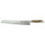 Güde Alpha Barrel Oak Bread Knife 32 cm - CVM Knife Steel - Handle Scales Made from Wine Barrel Oak Wood