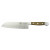 Güde Alpha Barrel Oak Santoku Knife 18 cm with Granton Edge - CVM Knife Steel - Handle Scales Made from Wine Barrel Oak Wood