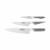 Global G-2338 Knife Set 3-Piece - Cromova 18 Steel