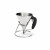 de Buyer Kwik automatic funnel 0.8 L - black with stand