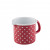 Riess Country Polka Dot Red Enamel Pot 12 cm / 1.0 L - Enamel