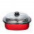 Riess Classic Color Red Steamer Set 28 x 28 cm - Enamel