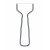 triangle sardine filleting knife - stainless steel