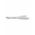triangle fish bone tweezers bent - stainless steel