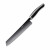 Nesmuk Janus Bread Knife 27 cm - Niobium Steel with DLC Coating - Black Micarta Handle